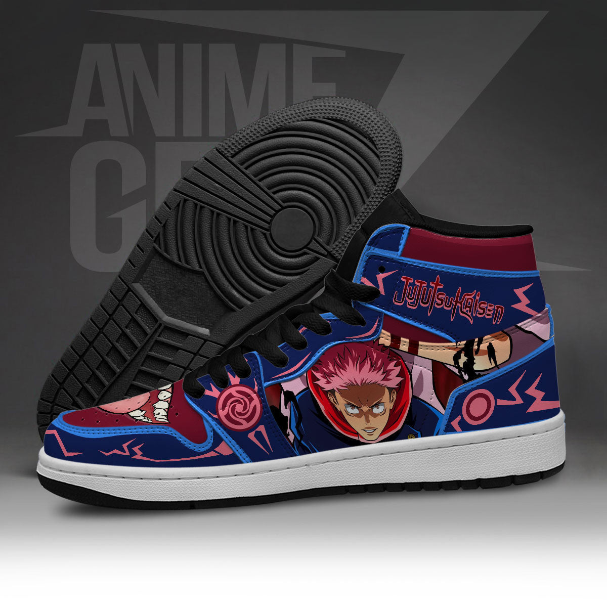 Jujutsu Kaisen JD Sneakers Yuji Itadori Sukuna Custom Anime Shoes