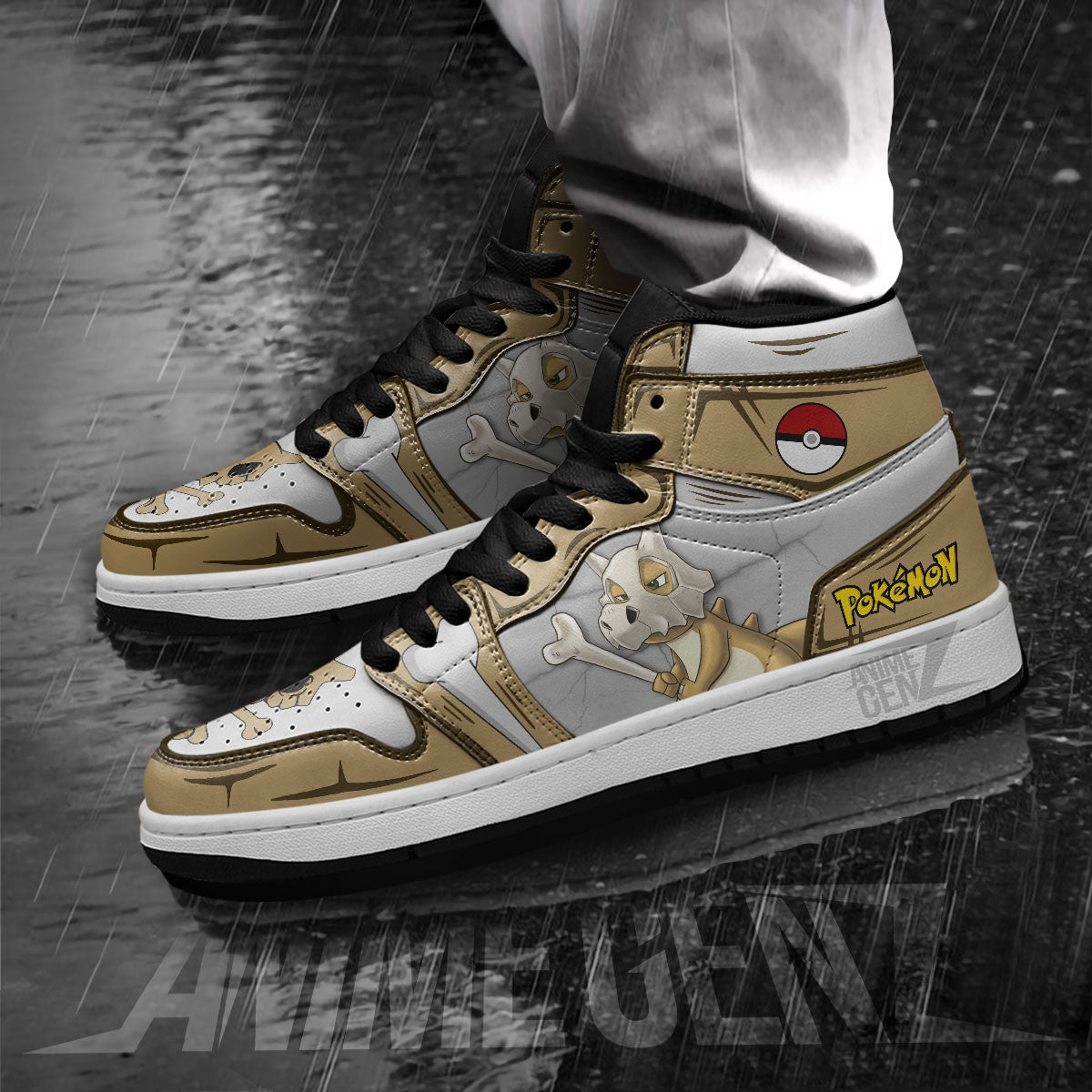 Pokemon Cubone JD Sneakers Custom Anime Shoes