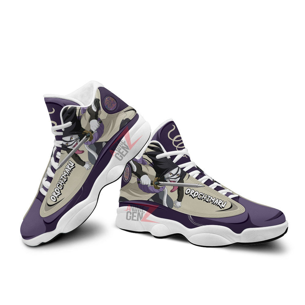 Orochimaru Naruto Anime Air Jordan 13 Sneakers Custom Anime Shoes