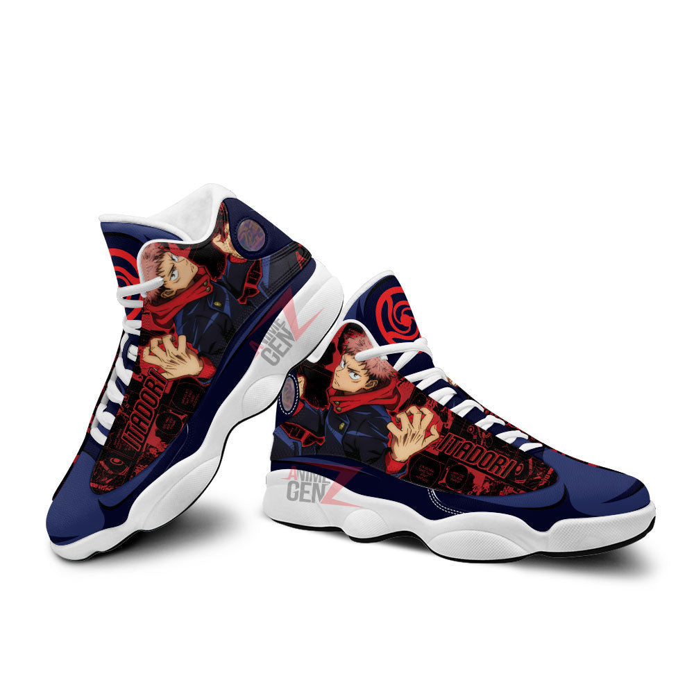 Yuji Itadori x Sukuna Air Jordan 13 Jujutsu Kaisen Custom Anime Shoes