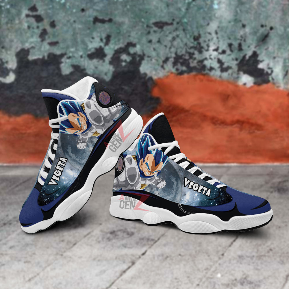 Dragon Ball Super Saiyan Vegeta Air Jordan 13 Sneakers Custom Anime Shoes