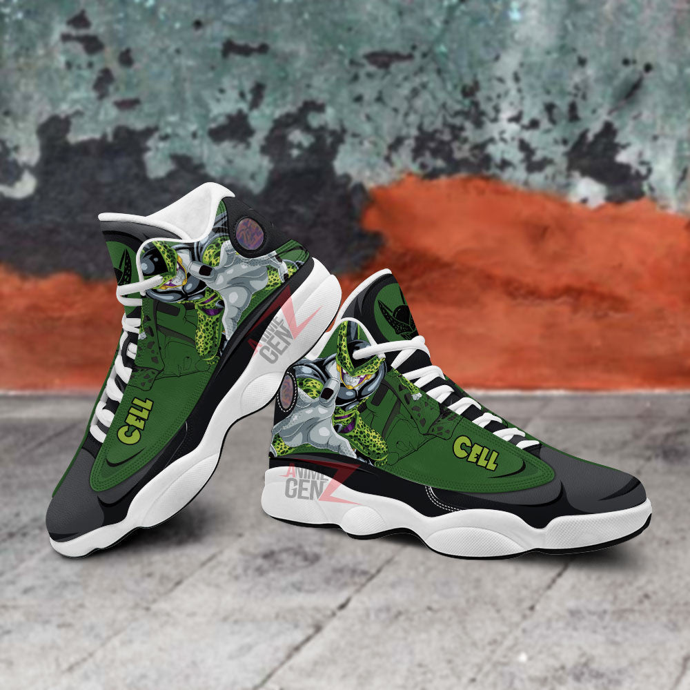 Dragon Ball Cell Air Jordan 13 Sneakers Custom Anime Shoes