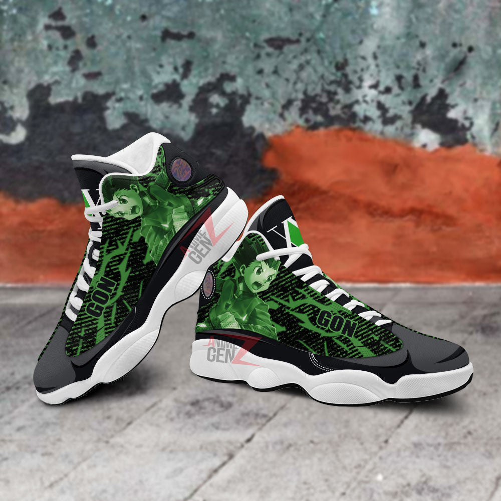 Hunter x Hunter Air Jordan 13 Sneakers Custom Gon Freecss Anime Shoes