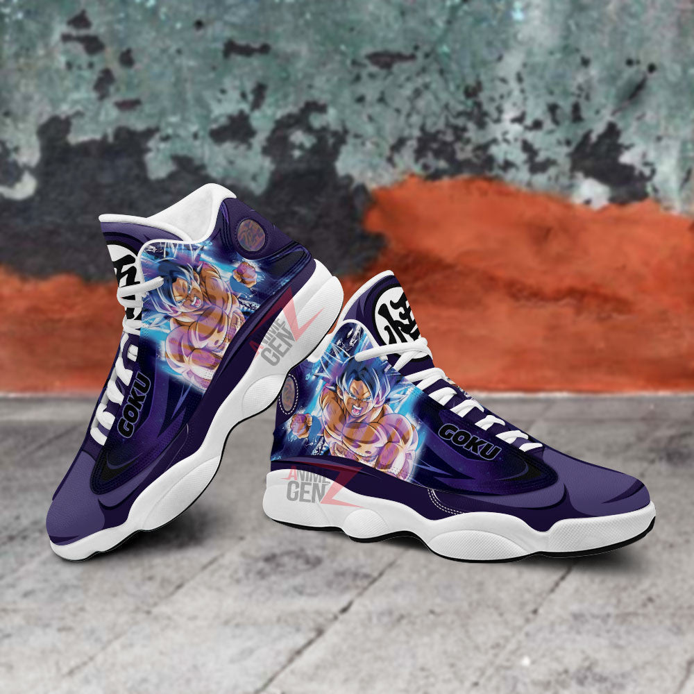 Dragon Ball Shoes Goku Ultra Instinct Air Jordan 13 Sneakers Custom Anime Shoes