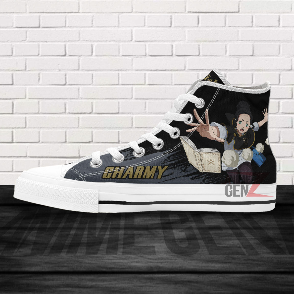 Black Clover Charmy Black Bull High Top Shoes Custom Anime Sneakers