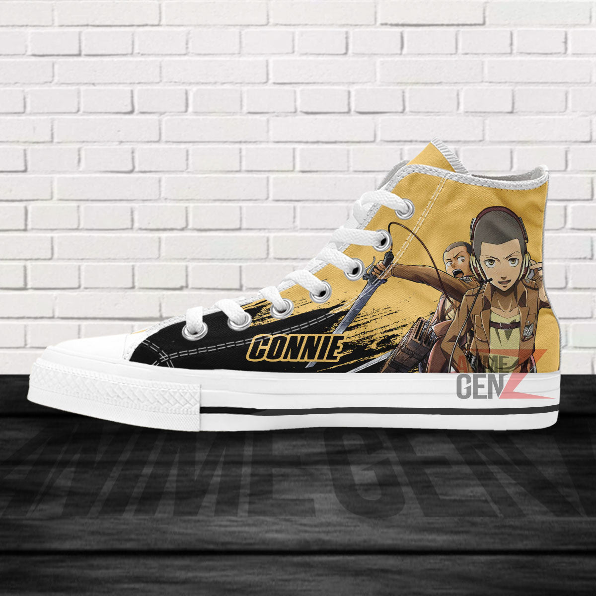 Attack On Titan Connie High Top Shoes Custom Anime Sneakers