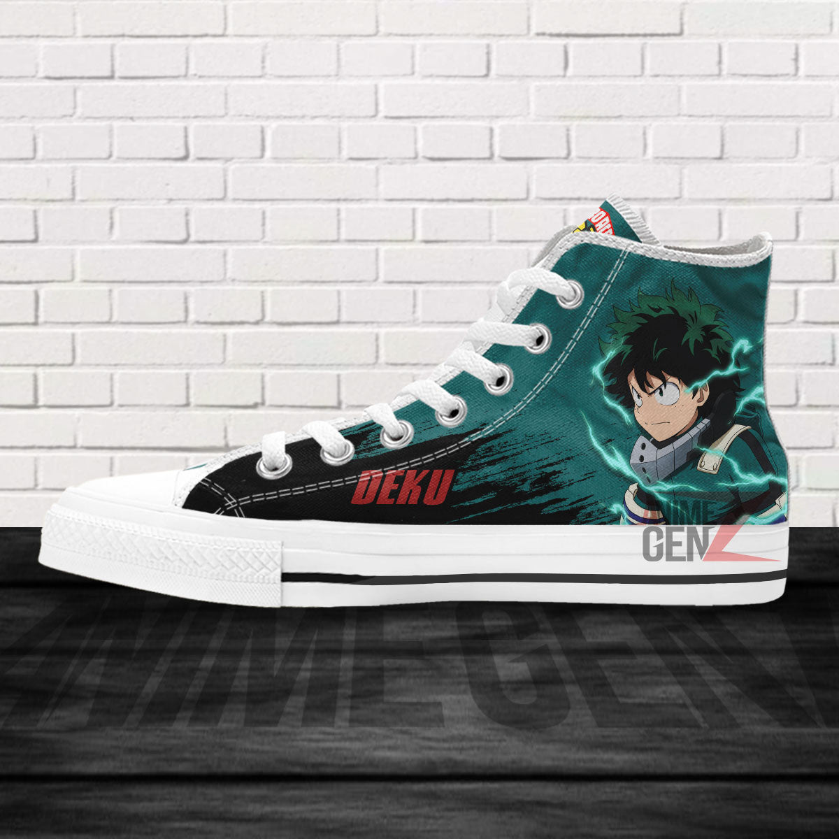 BNHA Deku Midoriya Izuku High Top Shoes Custom Anime Shoes