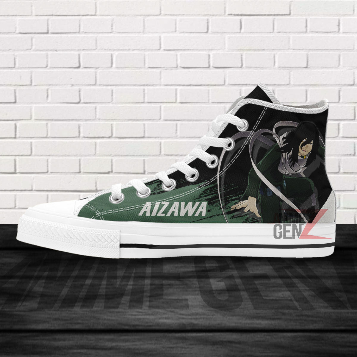 BNHA Shota Aizawa High Top Shoes Custom Anime Sneakers