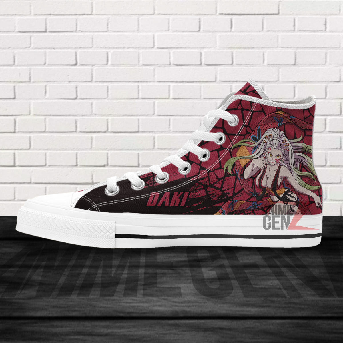 Demon Slayer Daki High Top Shoes Custom Anime Shoes