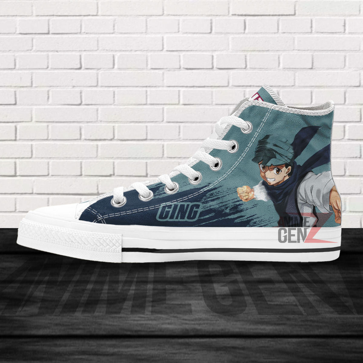 H x H Ging Freecss High Top Shoes Custom Anime Shoes