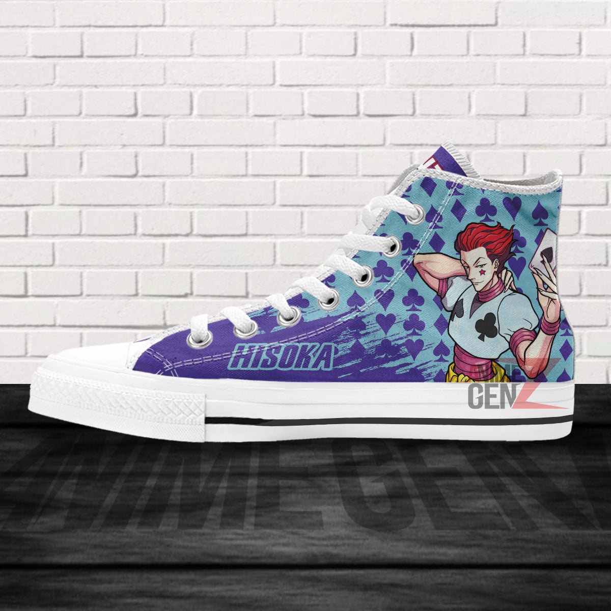 Hunter x Hunter Hisoka Morow High Top Shoes Custom Anime Shoes