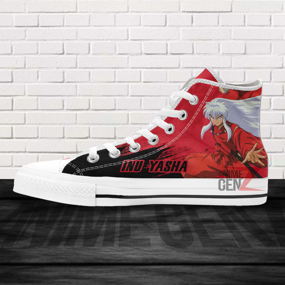 Inuyasha Inu Yasha High Top Shoes Custom Anime Shoes