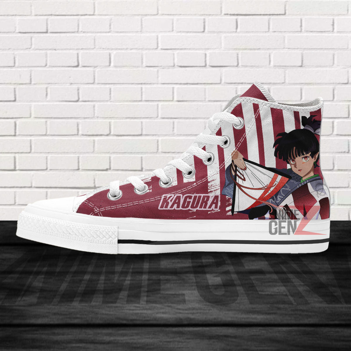 Inuyasha Kagura High Top Shoes Custom Anime Shoes