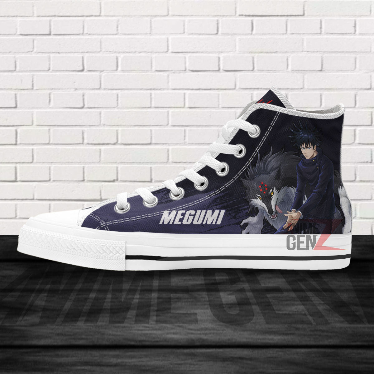 Jujutsu Kaisen Megumi High Top Shoes Custom Anime Sneakers