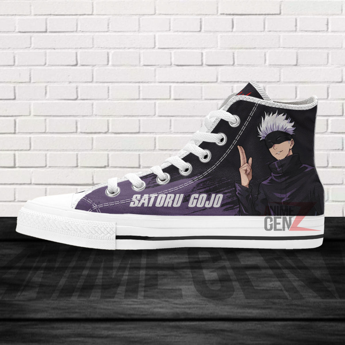 Jujutsu Kaisen Satoru Gojo High Top Shoes Custom Anime Sneakers