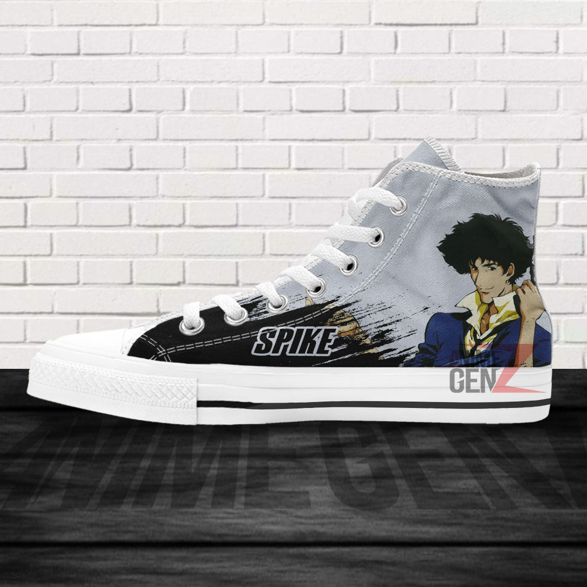 Cowboy Bebop Spike Spiegel High Top Shoes Custom Anime Sneakers