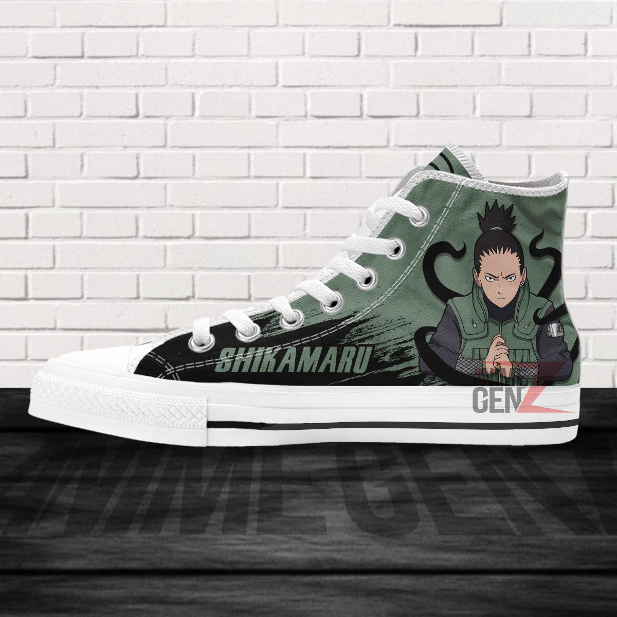 Naruto Nara Shikamaru High Top Shoes Custom Anime Shoes