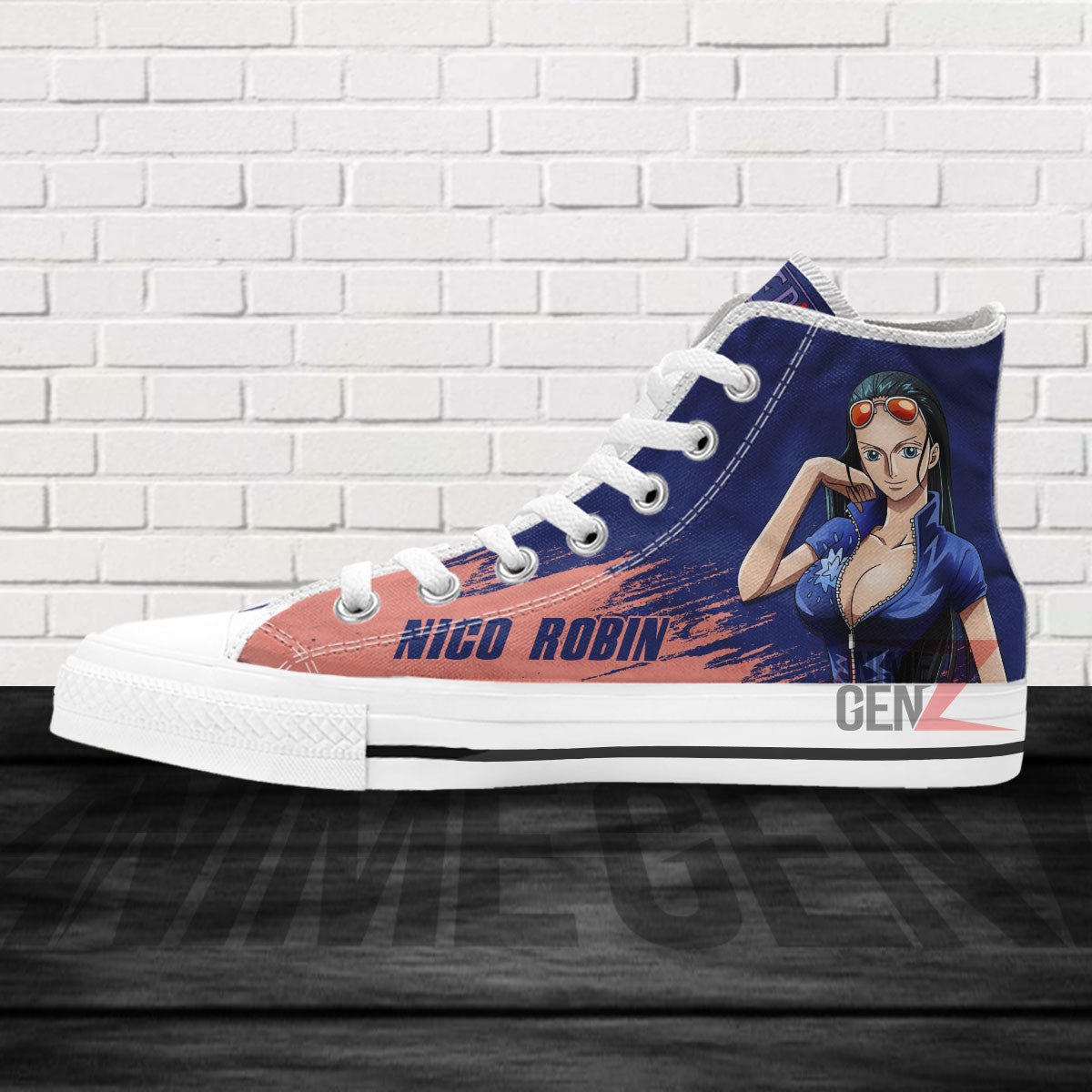 One Piece Nico Robin High Top Shoes Custom Anime Sneakers