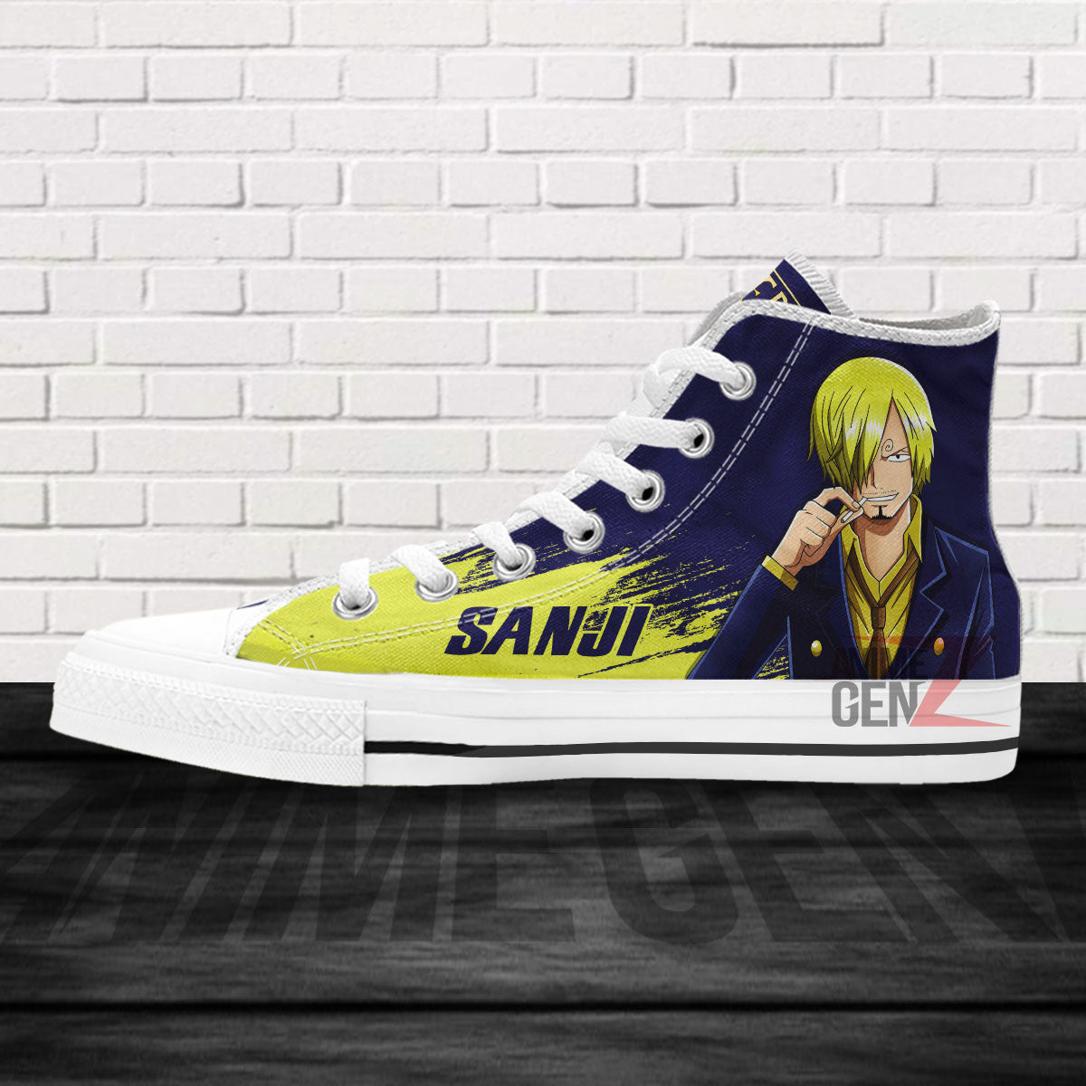 One Piece Sanji High Top Shoes Custom Anime Sneakers