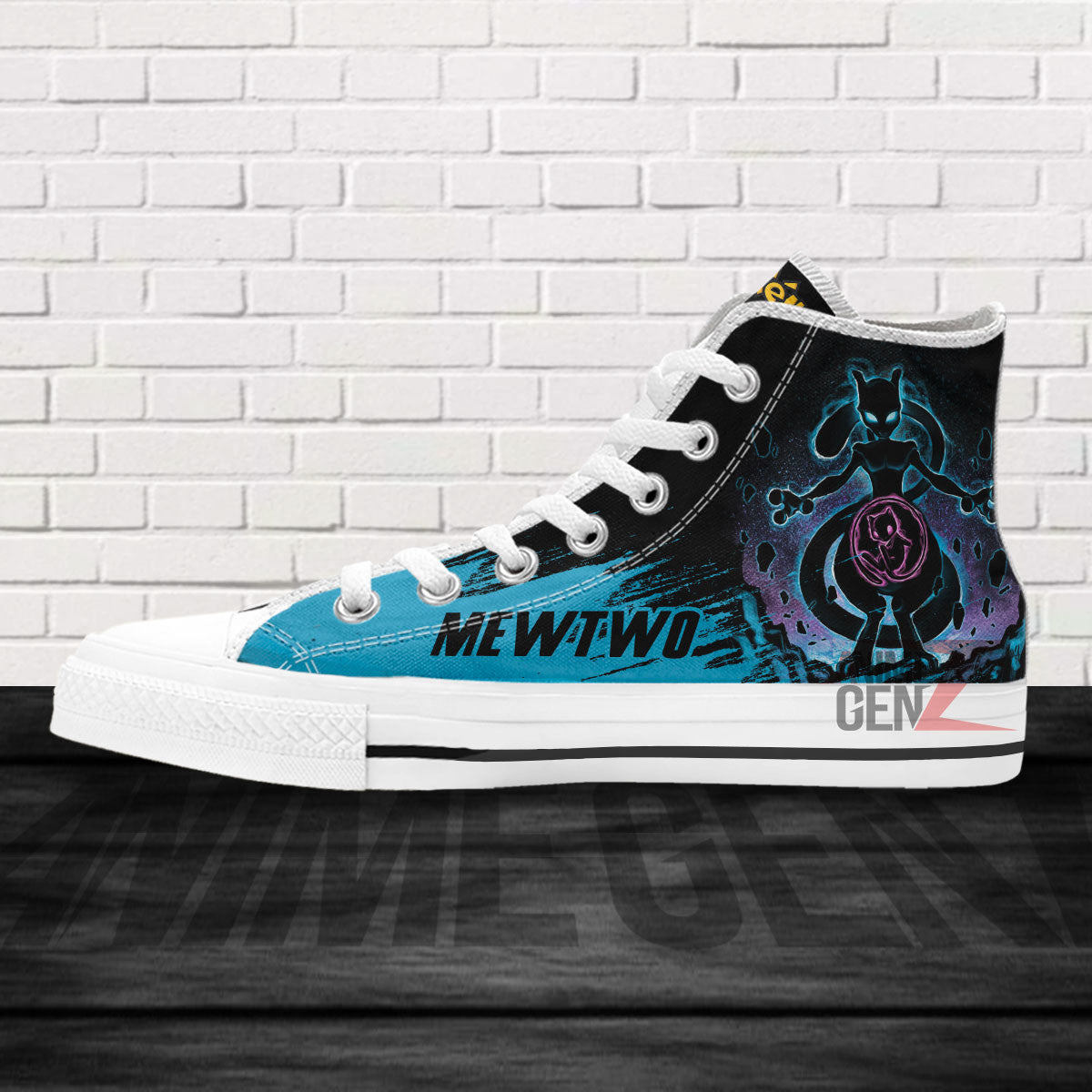 Pokemon Mewtwo High Top Shoes Custom Anime Sneakers