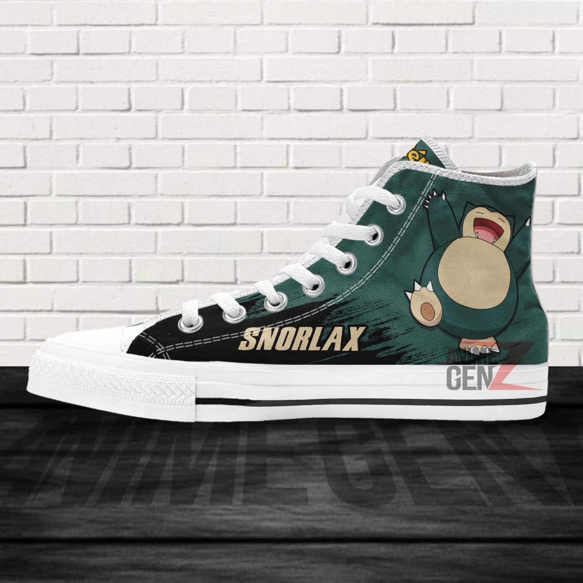 Pokemon Snorlax High Top Shoes Custom Anime Sneakers