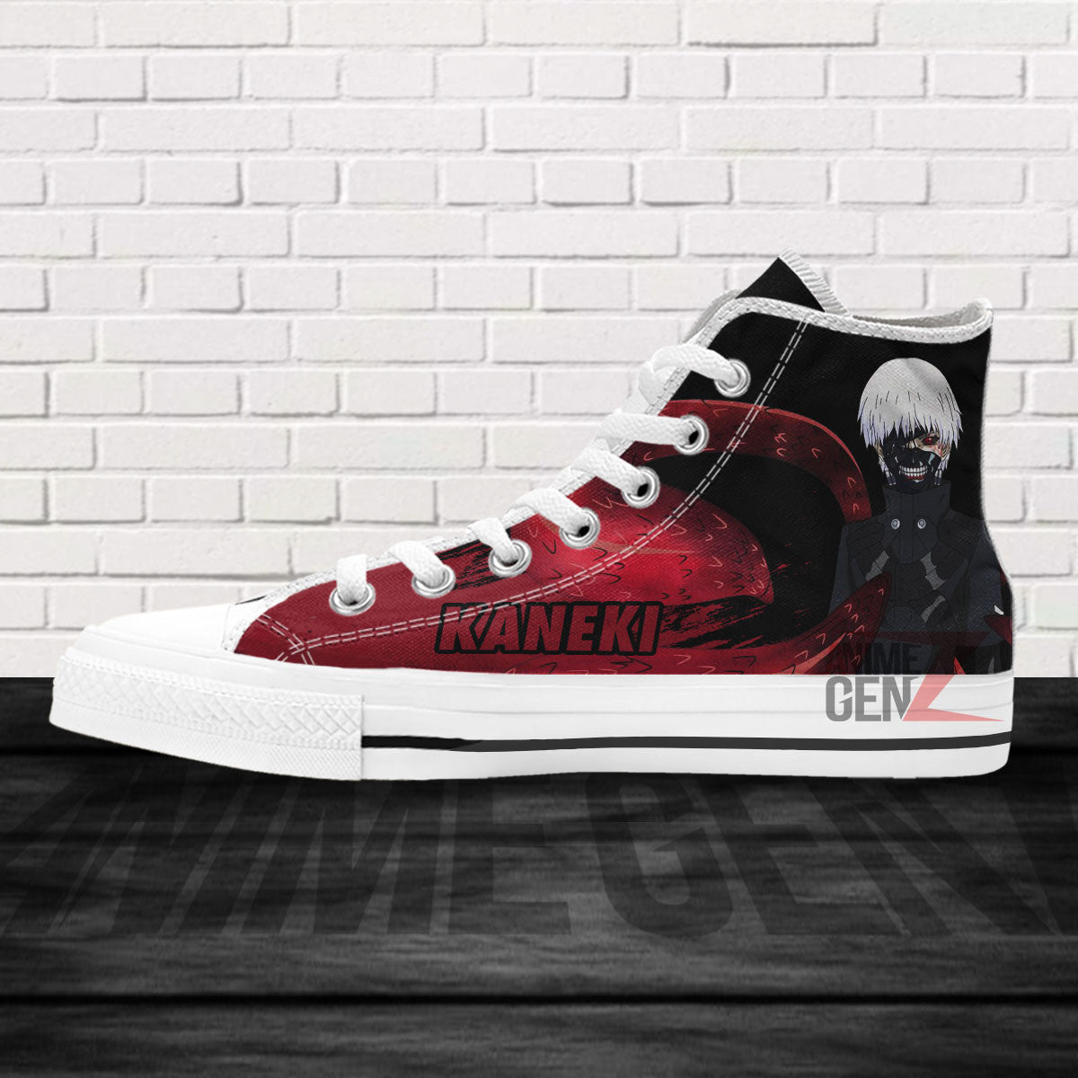 Tokyo Ghoul Ken Kaneki High Top Shoes Custom Anime Shoes