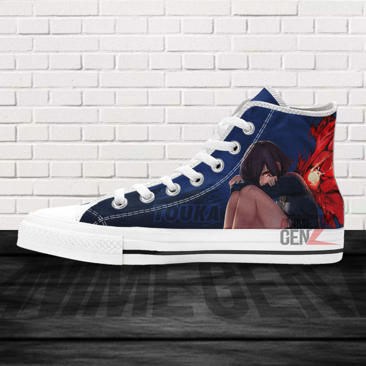 Tokyo Ghoul Touka Kirishima High Top Shoes Custom Anime Shoes