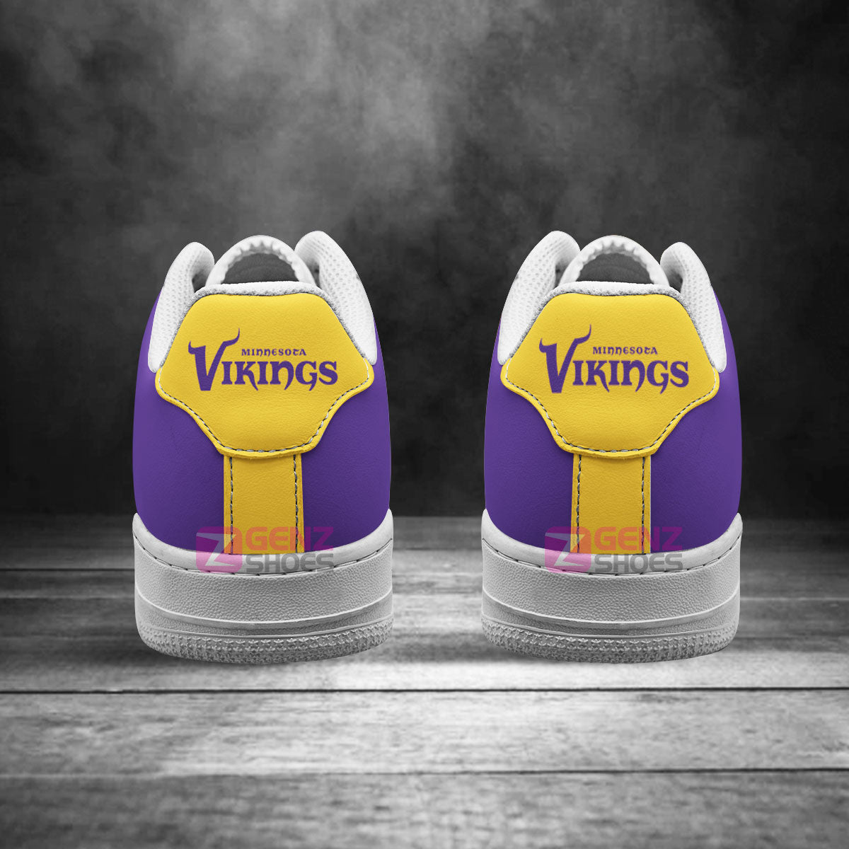 Minnesota Vikings Air Sneakers NFL Custom Sports Shoes