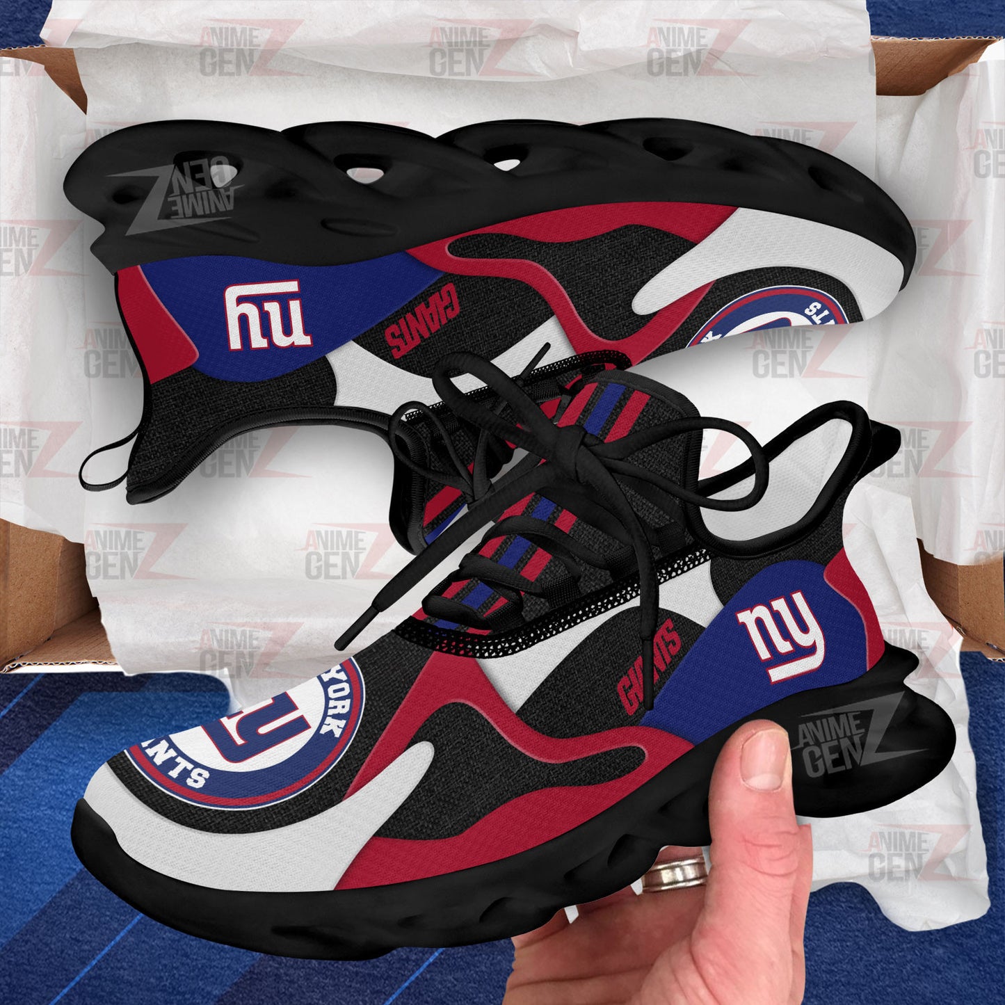 New York Giants Clunky Sneakers NFL Custom Sport Shoes