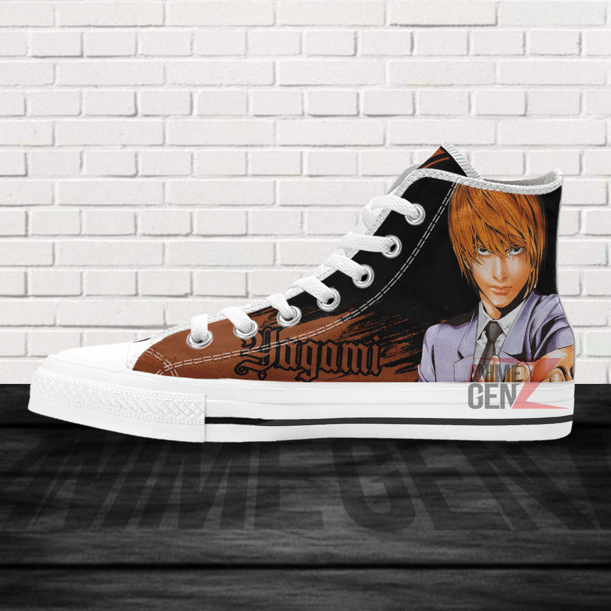 Death Note Yagami Light High Top Shoes Custom Anime Shoes
