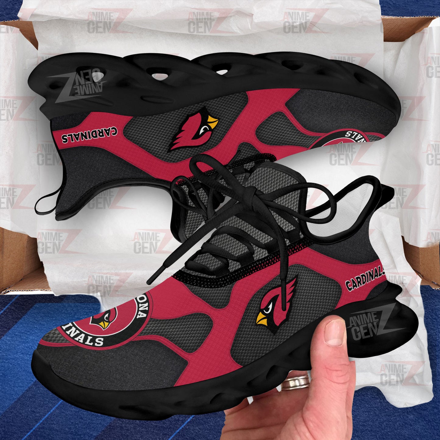 Arizona Cardinals NFL Custom Sports Shoes