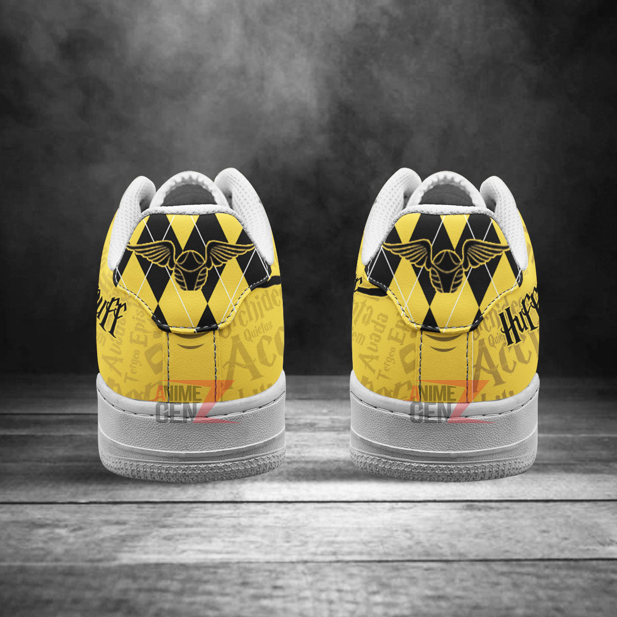 Harry Potter Hufflepuff Air Force Sneakers Custom Anime Shoes