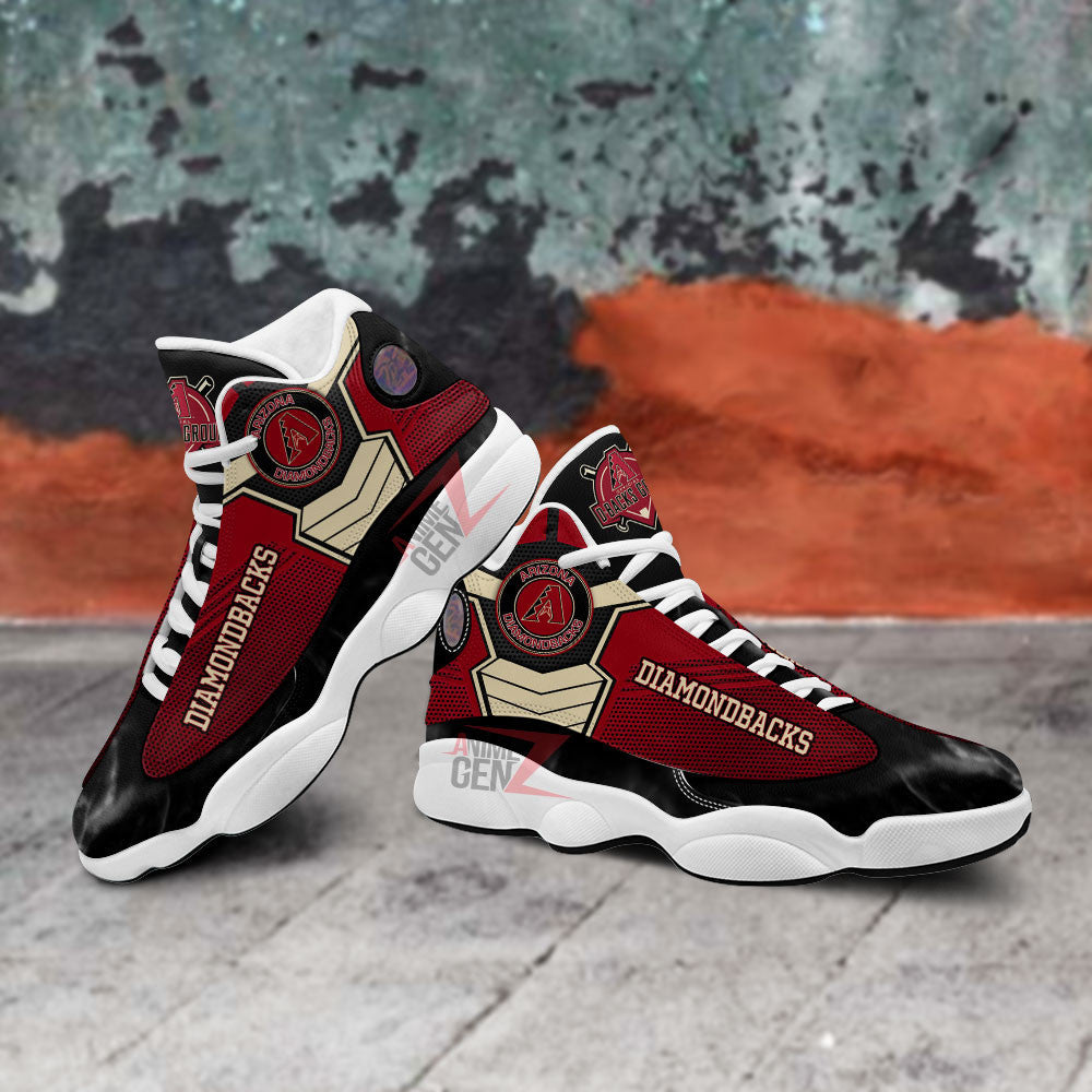 Arizona Diamondbacks Air Jordan 13 Sneakers MLB Baseball Custom Sports Shoes