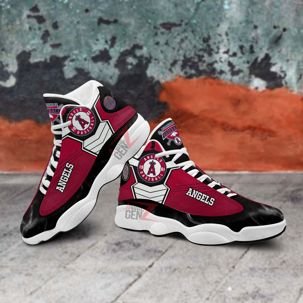 Los Angeles Angels Air Jordan 13 Sneakers MLB Baseball Custom Sports Shoes