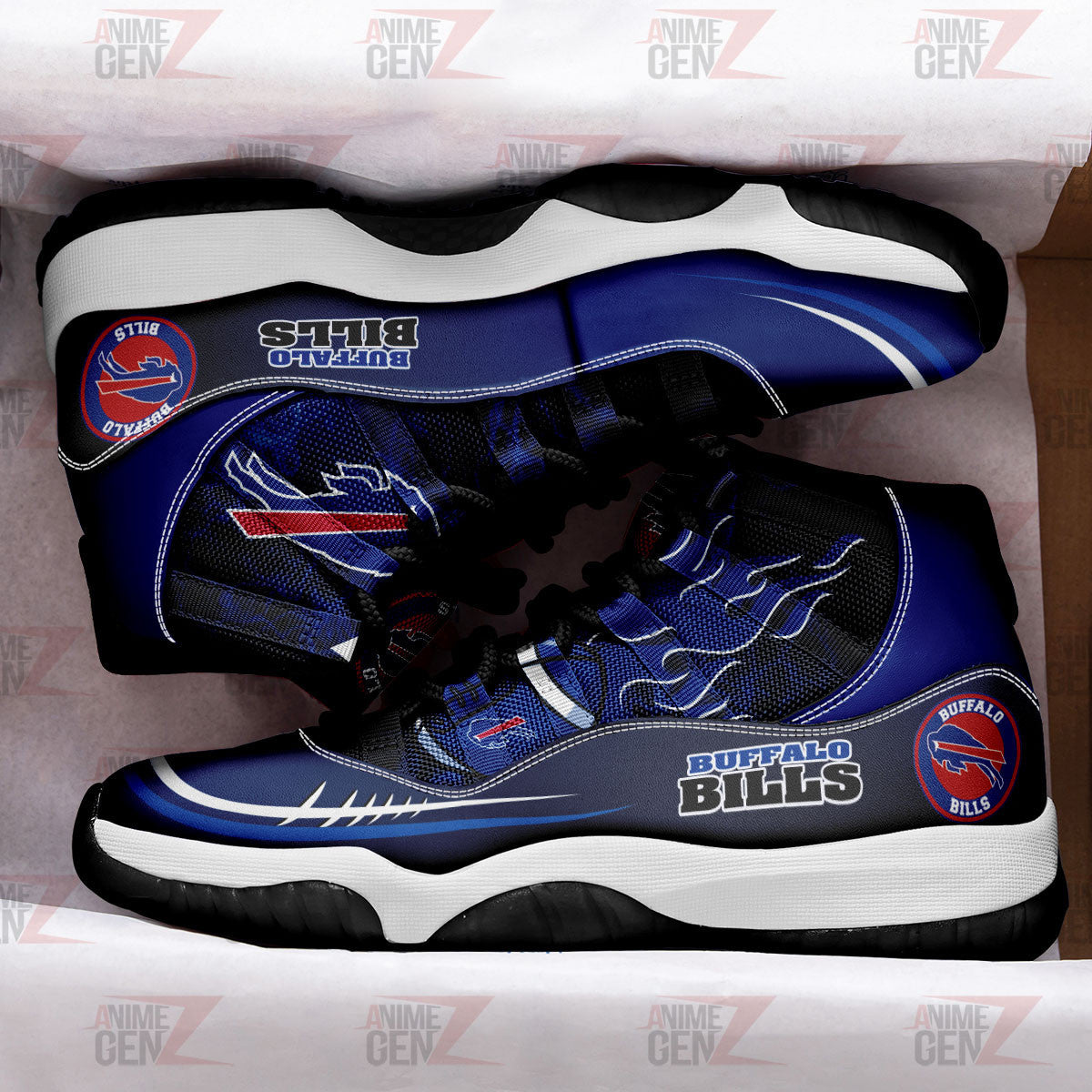 Buffalo Bills Air Jordan 11 Sneakers NFL Custom Sport Shoes
