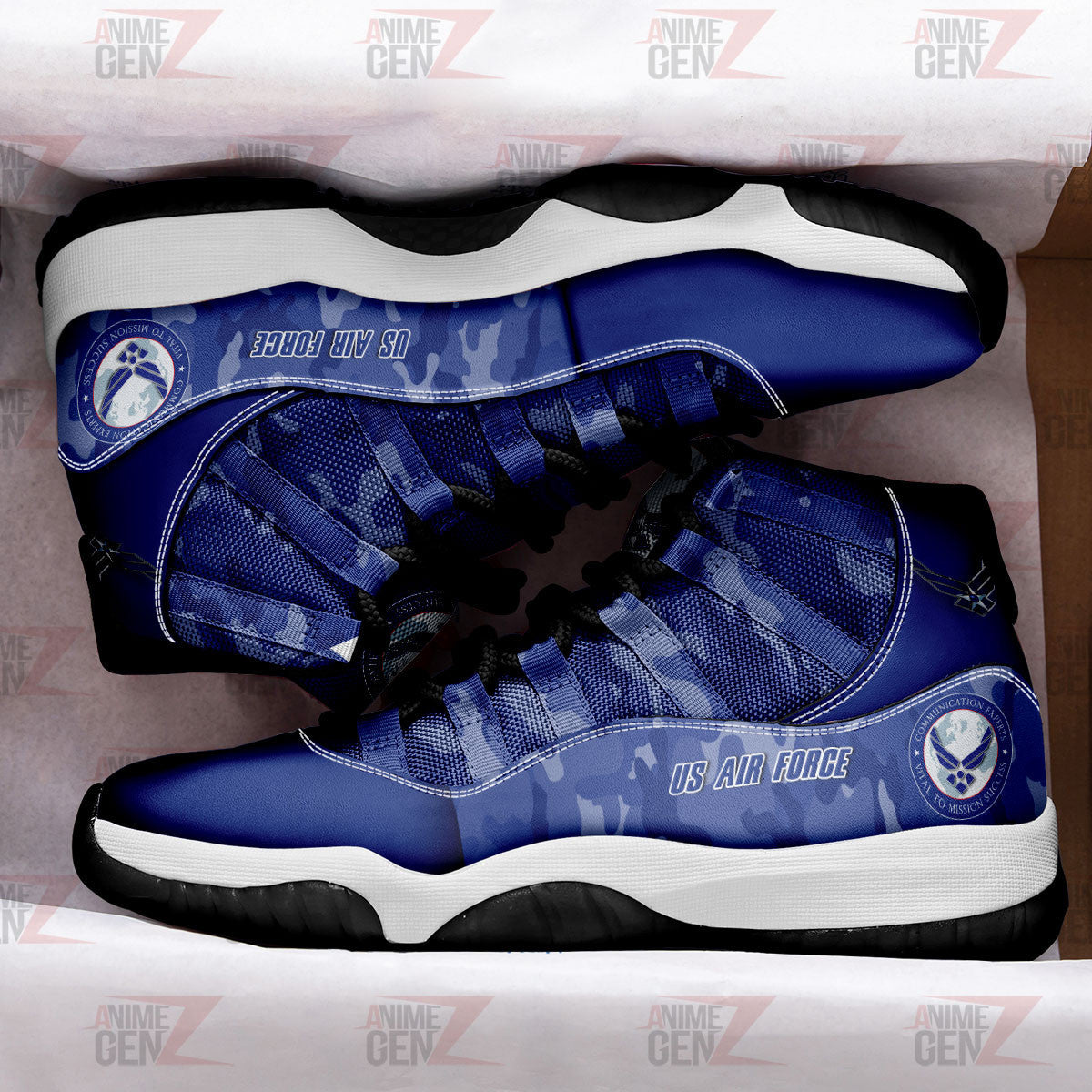 US Air Force Air Jordan 11 US Armed Force Custom Shoes