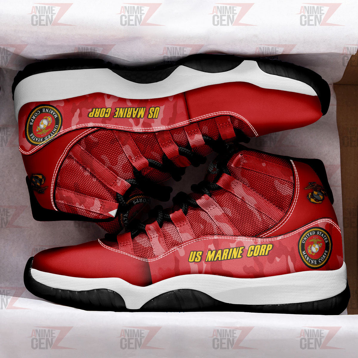 US Marine Corp Air Jordan 11 US Armed Force Custom Shoes