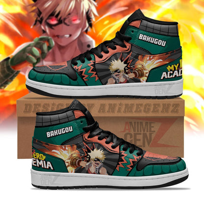 BNHA Katsuki Bakugou JD Sneakers My Hero Academia Custom Anime Shoes