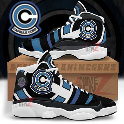 Dragon Ball Capsule Corp Air Jordan 13 Sneakers Custom Anime Shoes
