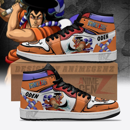 One Piece Kozuki Oden JD Sneakers Custom Anime Shoes