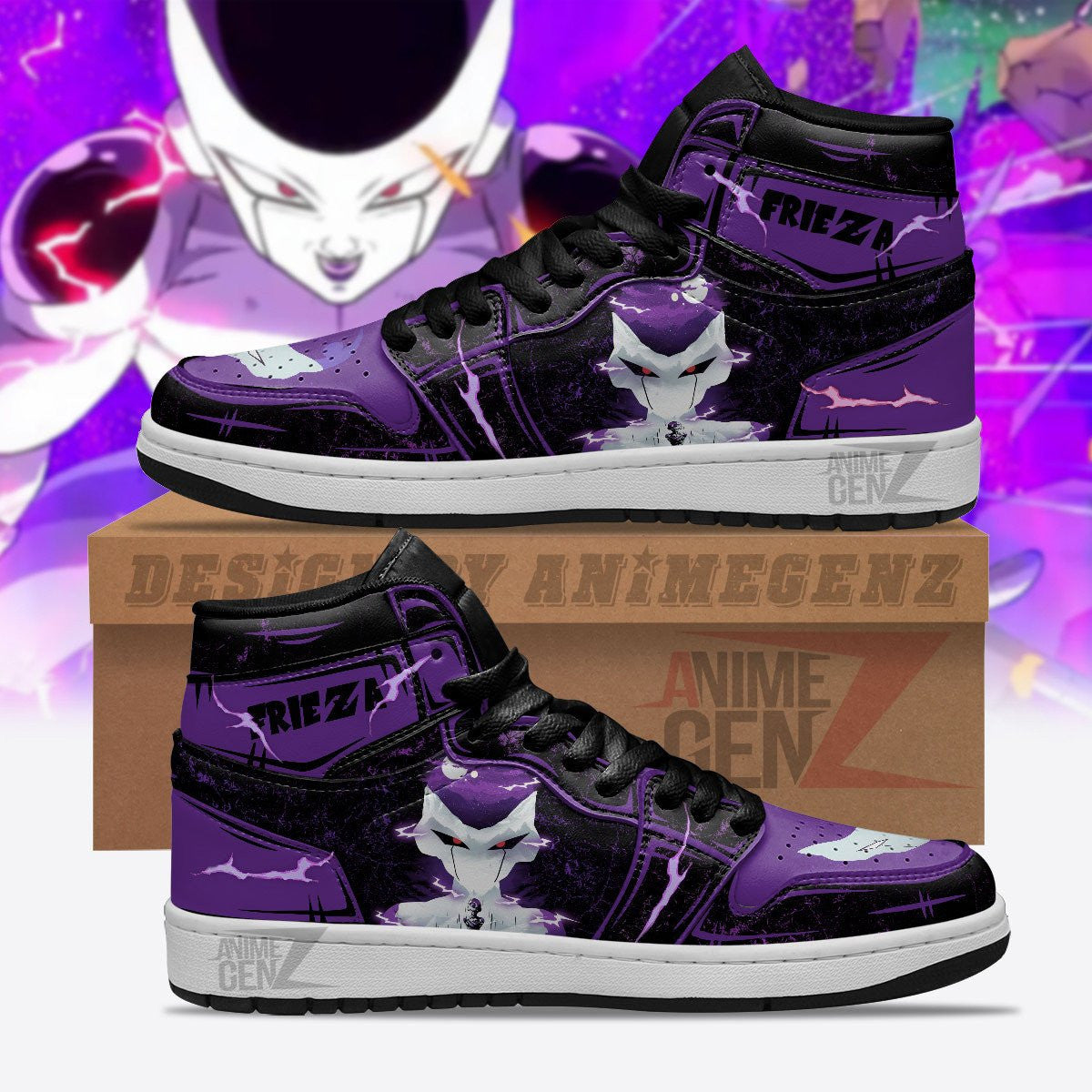 Dragon Ball Feieza JD Sneakers Custom Anime Shoes