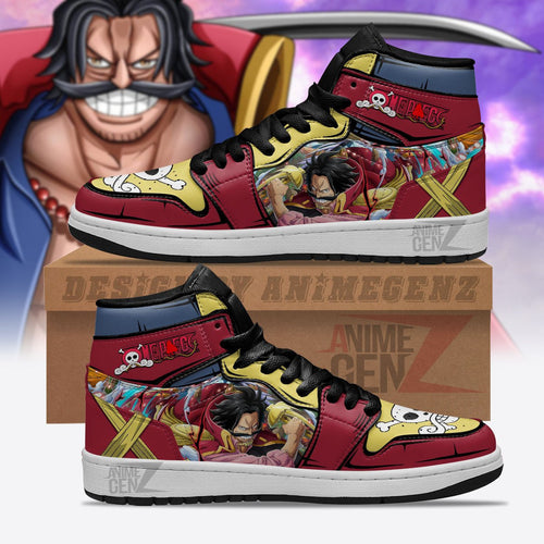 One Piece Gol D Roger JD Sneakers Custom Anime Shoes