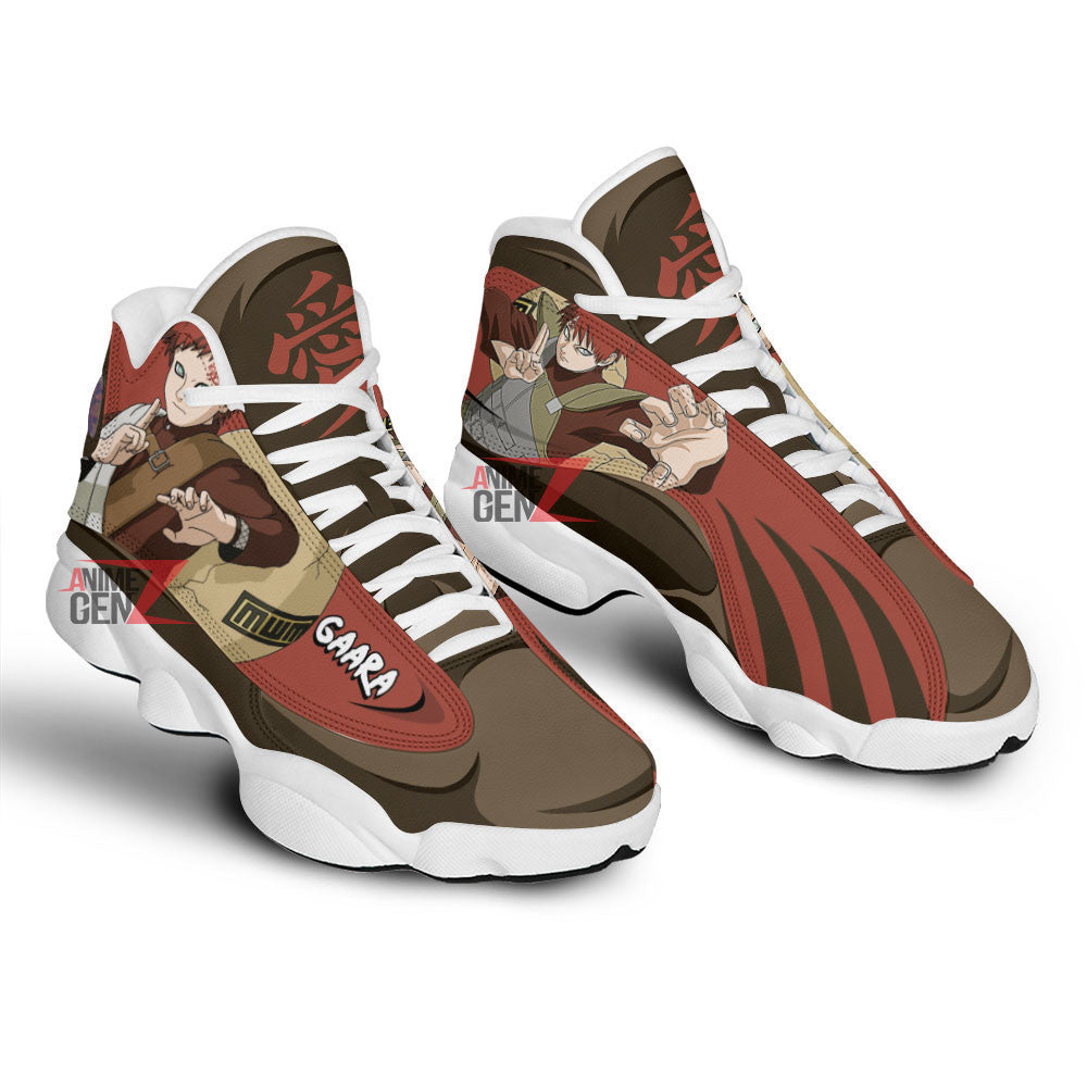 Gaara Naruto Anime Air Jordan 13 Sneakers Custom Anime Shoes