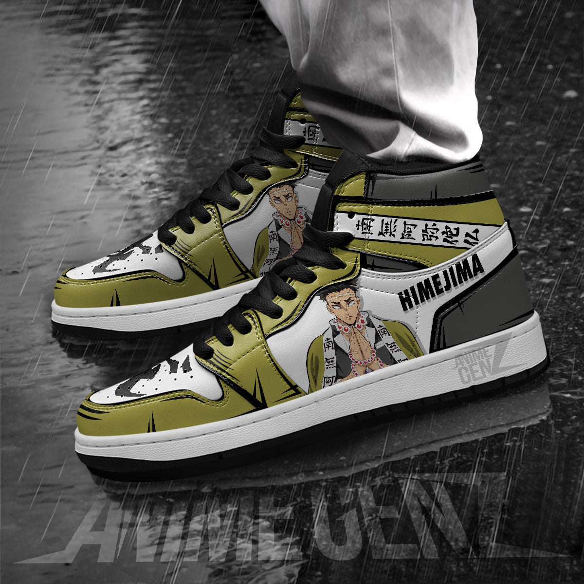 Demon Slayers Gyomei Himejima JD Sneakers Custom Anime Shoes