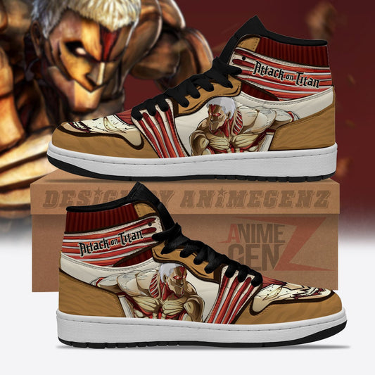 Attack On Titan JD Sneakers Amored Titan Custom Anime Shoes