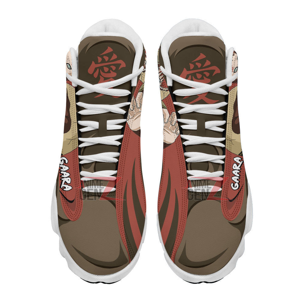 Gaara Naruto Anime Air Jordan 13 Sneakers Custom Anime Shoes