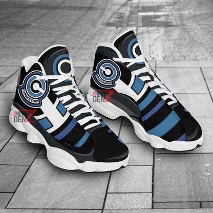 Dragon Ball Capsule Corp Air Jordan 13 Sneakers Custom Anime Shoes