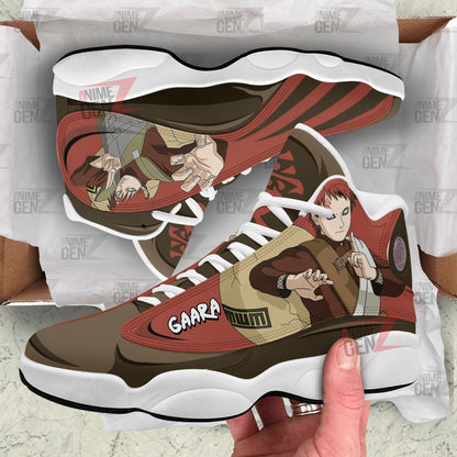 Gaara Naruto Anime Air Jordan 13 Sneakers Custom Anime Shoes