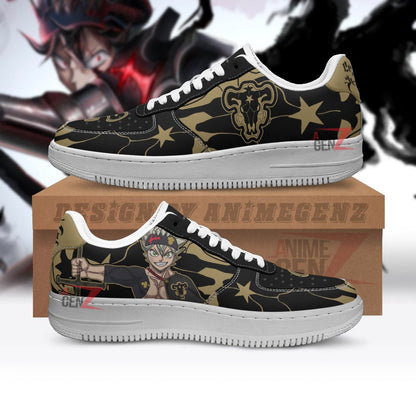 Black Clover Asta Black Bull Sneakers Custom Anime Shoes