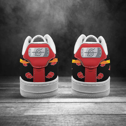 Naruto Itachi Akatsuki Air Sneakers Custom Anime Shoes